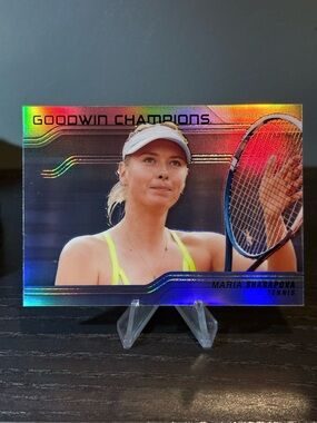 P57 Maria Sharapova 2023 Upper Deck Goodwin Champions - Platinum Rainbow